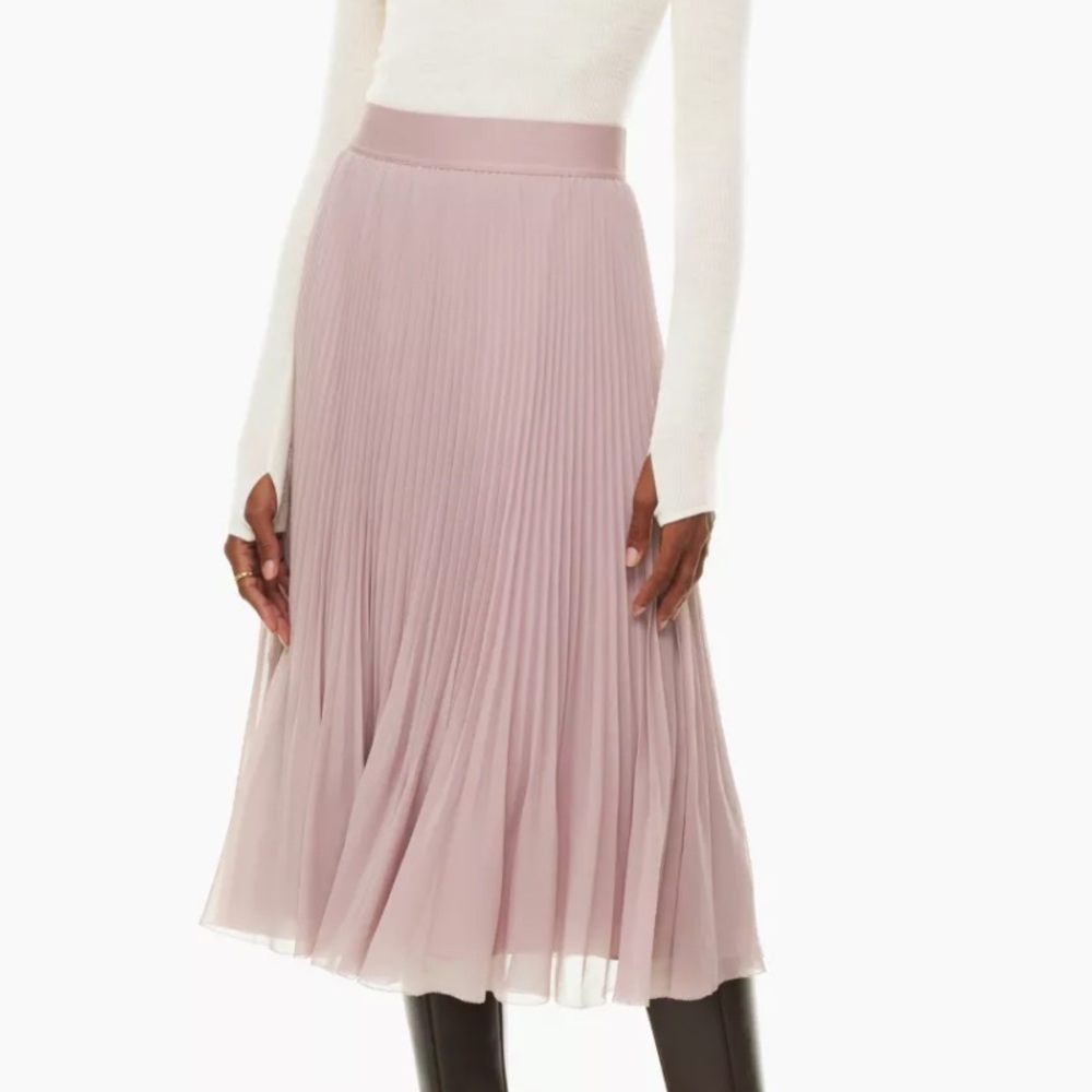 Twirl Pleated Skirt - Sage
